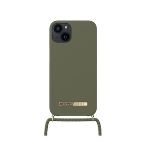 iDeal of Sweden, iDeal of Sweden - iPhone 13 Mini Necklace Case Hardcase Hülle Ordinary + Handykette (IDONCAW21-I2154-324) - Cool Khaki, 