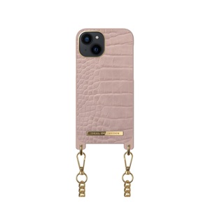 iDeal of Sweden, iDeal of Sweden - iPhone 13 Mini Necklace Case Hardcase Hülle + Handykette (IDNCSS20-I2154-211) - Misty Rose Croco, 