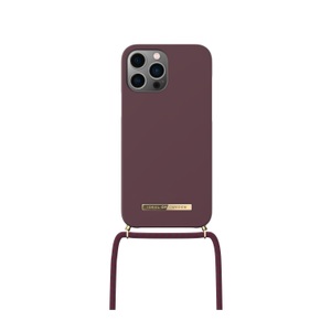 iDeal of Sweden, iDeal of Sweden - iPhone 13 Pro Max Necklace Case Hardcase Hülle Ordinary + Handykette (IDONCAW21-I2167-323) - Deep Cherry, 