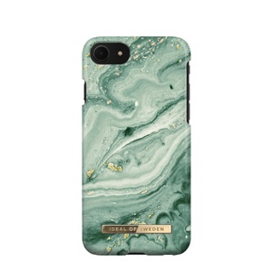 Apple, iDeal of Sweden - iPhone SE (2020) / 8 / 7 / 6S / 6 Hardcase Hülle (IDFCSS21-I7-258) - Mint Swirl Marble, 