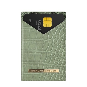 undefined, iDeal of Sweden - Magnetische Leder Etui Kreditkarten Halterung (IDMCH-201) - Wild Wood Python, 