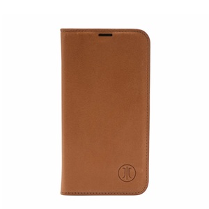 JT Berlin, JT Berlin Echtleder Tegel Leder Case Apple iPhone 14 Pro Max Cognac, Apple - iPhone 14 Pro Max JT Berlin Tegel Flip Case, Braun
