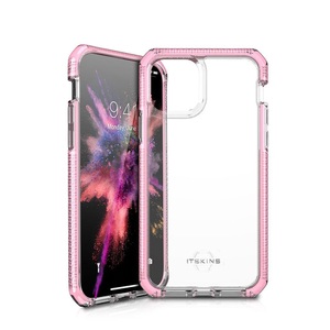 Apple, ITSkins - iPhone 11 Supreme Clear Hardcase Hülle (Fallschutz 3 Meter) - Transparent / Rosa, ITSKINS - Hülle Supreme Clear Apple iPhone 11, Transparent