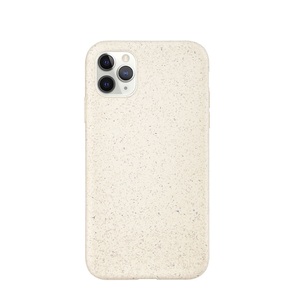 Apple, iPhone 11 Pro Bio Gummi Schutzhülle Eco Friendly Nachhaltig Kompostierbar - Weiss / Beige, 