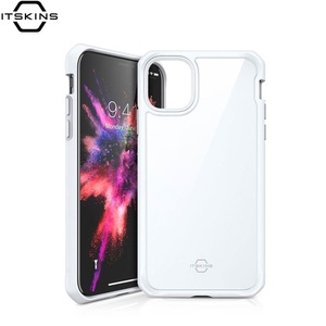 Apple, ITSkins - iPhone 11 Pro Hybrid Glass Schutz Hardcase Hülle (Fallschutz 2 Meter) - Weiss, 