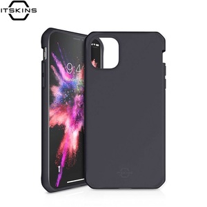 Apple, ITSkins - iPhone 11 Pro Hybrid Silk Schutz Hardcase Hülle (Fallschutz 2 Meter) - Schwarz (Matt), ITSKINS - Hülle stoß- und kratzfest iPhone 11 Pro, Schwarz