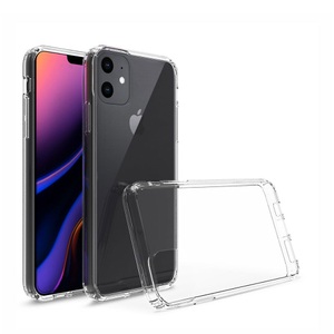 Apple, iPhone 11 Pro Max Hybrid Hülle mit Acryl Rückseite - Transparent, 