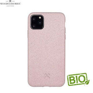 Apple, Woodcessories - iPhone 11 Pro Max BioCase Schutzhülle Vegan Biologisch Abbaubar (ECO330) - Rosa, 