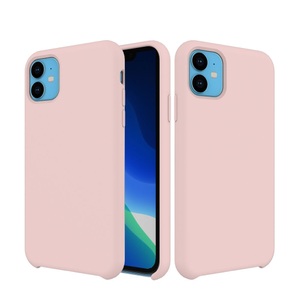 Apple, iPhone 11 Silikon Case Hülle - Rosa, 