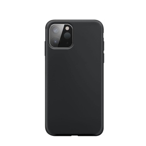 Apple, XQISIT - iPhone 12 Mini Silikon Case Hülle Antibakteriell - Schwarz, 