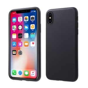 Apple, iPhone Xs / X Gummi Case Schutz Hülle - Schwarz (Matt), 