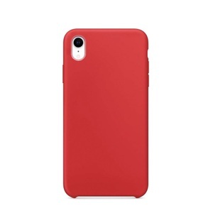 Apple, iPhone Xr Silikon Case Hülle - Rot, 