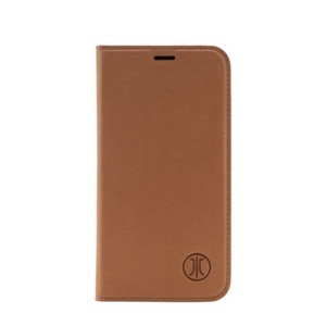 JT Berlin, JT Berlin - iPhone 13 Pro Max Echtleder Bookcase Hülle Tegel (10757) - Braun (Cognac), 