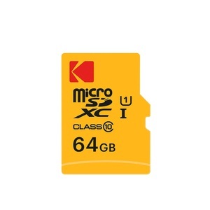 Acer,Amazon,Apple,Asus,Blackberry,Google,GoPro,HTC,Huawei,Lenovo,LG,Microsoft,Motorola,Nokia,Oppo,Samsung,Sonstige,Sony,Wiko,Xiaomi, Kodak - 64GB Micro SDXC TransFlash Speicherkarte Class 10 UHS-I U1 mit SD Adapter (EKMSDM64GXC10K), 