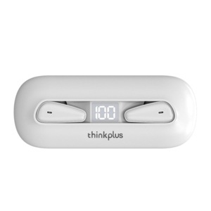 Lenovo, Lenovo - thinkplus XT95 Bluetooth In-Ear Kopfhörer True Wireless Headset mit Display / Ladecase - Weiss, 