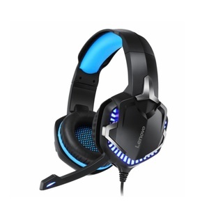 Acer,Amazon,Apple,Asus,Blackberry,CAT,Emporia,Fitbit,Google,HTC,Huawei,Lenovo,LG,Microsoft,Motorola,Nokia,OnePlus,Oppo,Samsung,Sonstige,Sony,Wiko,Xiaomi, Lenovo - HS15 Gaming USB Kopfhörer Over-Ear LED Headset mit Mikrofon + 3.5 mm Klinken Anschluss AUX Adapter - Schwarz, LENOVO Gaming Headphones HS15 HS15-BK