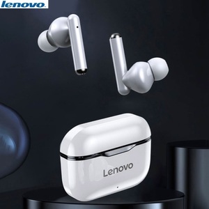 Acer,Amazon,Apple,Asus,Blackberry,CAT,Fitbit,Google,HTC,Huawei,Lenovo,LG,Microsoft,Motorola,Nokia,OnePlus,Oppo,Samsung,Sonstige,Sony,Wiko,Xiaomi, Lenovo - Live Pods LP1 Kabellose TWS Bluetooth 5.0 In-Ear Kopfhörer Headset IPX4 + Lade Case (300mAh) - Weiss, 