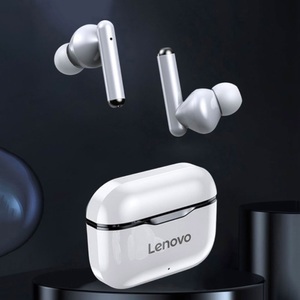 Acer,Amazon,Apple,Asus,Blackberry,CAT,Fitbit,Google,HTC,Huawei,Lenovo,LG,Microsoft,Motorola,Nokia,OnePlus,Oppo,Samsung,Sonstige,Sony,Wiko,Xiaomi, Lenovo - Live Pods LP1 Kabellose TWS Bluetooth 5.0 In-Ear Kopfhörer Headset IPX4 + Lade Case (300mAh) - Weiss, 