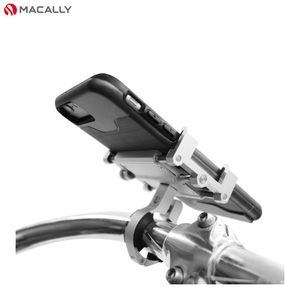 Apple,Asus,Blackberry,CAT,Google,HTC,Huawei,LG,Microsoft,Motorola,Nokia,OnePlus,Oppo,Samsung,Sony,Wiko,Xiaomi, Macally - Universal Fahrrad Bike Velo Aluminium Halterung Handy / Smartphone (4