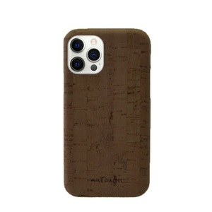 Apple, Mike Galeli - iPhone 12 / iPhone 12 Pro Bio Back Case Kork Schutzhülle Levi Eco Friendly Nachhaltig Kompostierbar (Leviip12_6.1-C06) - Dunkelbraun, 