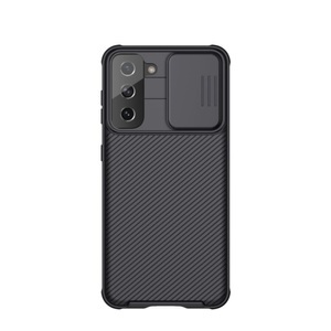 Samsung, Nillkin - Samsung Galaxy S21 5G Schutz Hülle Cam-Slider Kameraschutz - Schwarz, NillKin - Samsung Galaxy S21 Polycarbonat Schutzhülle, Schwarz