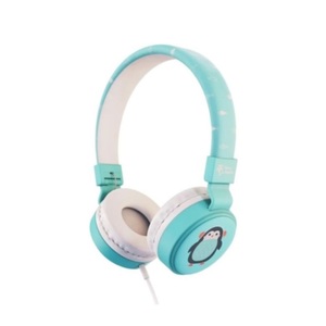 Planet Buddies, Planet Buddies - Kinder Kopfhörer 3.5mm On-Ear 85dB mit Begrenzter Lautstärke (PBPGHPW) - Pepper the Penguin, 