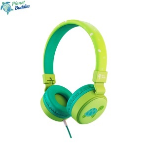 Acer,Amazon,Apple,Asus,Blackberry,CAT,Fitbit,Google,HTC,Huawei,Lenovo,LG,Microsoft,Motorola,Nokia,OnePlus,Oppo,Polar,Samsung,Sonstige,Sony,Wiko,Xiaomi, Planet Buddies - 3.5mm Kinder Kopfhörer On-Ear 85dB Begrenzte Lautstärke (PBTUWHP) - Milo the Turtle, 