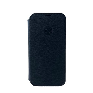 MiKE GALELi, Mike Galeli - iPhone 14 Pro Echtleder Book Case Tasche + Magnetische Schutzhülle (JEFFIP14PRO-M01) - Schwarz, 