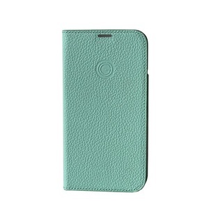 MiKE GALELi, Mike Galeli - iPhone 14 Pro Max Echtleder Book Case Tasche Flip Cover Hand Made (MARCIP14PROMAX-M09) - Türkis, 