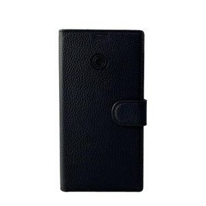 MiKE GALELi, Mike Galeli - Samsung Galaxy S23 Ultra 5G Echtleder Book Case Tasche Flip Cover Hand Made (MARCS23U-M01) - Schwarz, 