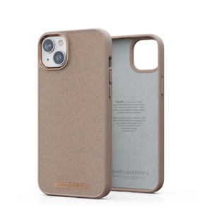 Njord by Elements, Njord by Elements - iPhone 14 Plus Tonal Case Hybrid Stoff Hülle (NA42JU12) - Pink Sand, 