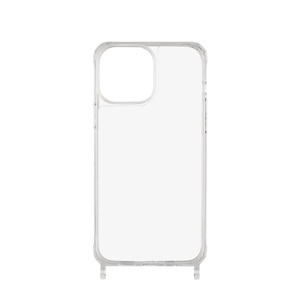 Etuui, ETUUI - iPhone 13 Pro Max Necklace Hybrid TPU Hülle Air Cushion Fallschutz mit Ösen (clear-13-pro-max) - Transparent, 