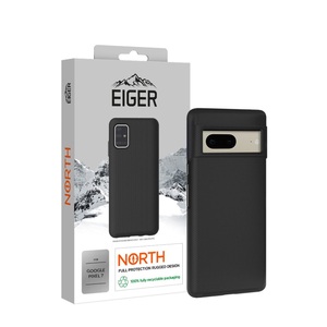 EIGER, Eiger - Google Pixel 7 North Case Premium Hybrid Schutzhülle (EGCA00433) - Schwarz, Eiger Google Pixel 7 North Cover Schwarz