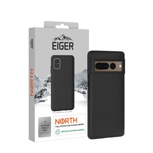 EIGER, Eiger - Google Pixel 7 Pro North Case Premium Hybrid Schutzhülle (EGCA00434) - Schwarz