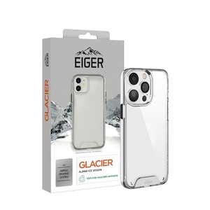 EIGER, Eiger - iPhone 14 Pro Glacier Case Hybrid Schutzhülle (EGCA00387) - Transparent, Eiger iPhone 14 Pro Hard-Cover Glacier (EGCA00387)