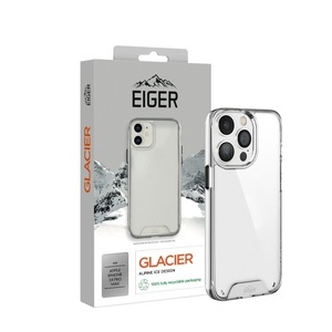 EIGER, Eiger - iPhone 14 Pro Max Glacier Case Hybrid Schutzhülle (EGCA00392) - Transparent, Eiger iPhone 14 Pro Max Hard-Cover Glacier (EGCA00392)
