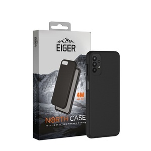 EIGER, Eiger - Samsung Galaxy A32 North Case Premium Hybrid Schutzhülle (EGCA00320) - Schwarz, 