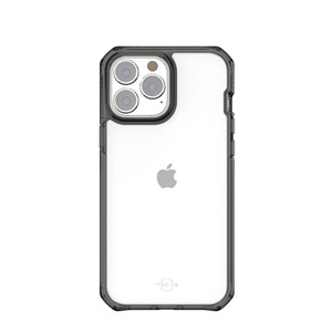 ITSKINS, ITSkins - iPhone 13 Pro Max Supreme Clear Hardcase Hülle Antimikrobiell (Fallschutz 4.5 Meter) - Transparent / Schwarz, 