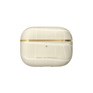 iDeal of Sweden, iDeal of Sweden - AirPods Pro Atelier Leder Tasche Schutzhülle Abdeckung (IDAPCSS22-PRO-395) - Cream Beige Croco, 