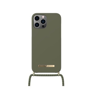 iDeal of Sweden, iDeal of Sweden - iPhone 13 Pro Max Necklace Case Hardcase Hülle Ordinary + Handykette (IDONCAW21-I2167-324) - Cool Khaki, 