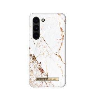 iDeal of Sweden, iDeal of Sweden Designer Hard-Cover Carrara Gold S23+ Hülle, Ideal of Sweden Back Cover Carrara Gold Galaxy S23+