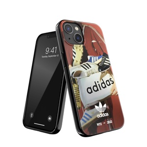 adidas Originals, adidas Originals - iPhone 13 Snap Case Trefoil Gummi Hülle 50 Years (49293) - Braun / Weiss, 