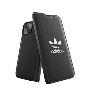 adidas Originals, adidas Originals - iPhone 14 Booklet Case Leder Etui Tasche (50181) - Schwarz, 