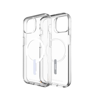 Gear4, Gear4 (by Zagg) - iPhone 14 Antibakterielle MagSafe Schutzhülle Crystal Palace Snap D3O aus Recycelten Materialien (702010021) - Transparent, GEAR4 Crystal Palace Cases Snap 702010021 iPhone 14/13,Clear