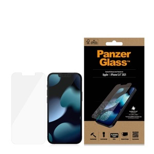 PanzerGlass - iPhone 13 Mini Antibakterielle Panzer Glas Display Schutzfolie Case Friendly 0.3mm (2741)