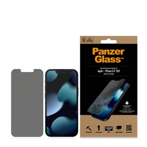 PanzerGlass - iPhone 13 Mini Antibakterielle Privacy Panzer Glas Display Schutzfolie Case Friendly 0.3mm (P2741)