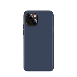 Xqisit, Xqisit Silicone Case iPhone 14 Plus - Abyss Blue Hülle, 