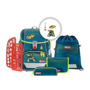 STEP BY STEP, Step by Step - 2in1 Plus Schulranzen Set Kinder Schulrucksack (00129347) - Power Robot, 