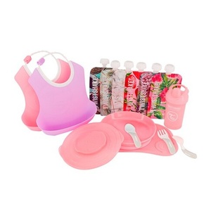 TWISTSHAKE, TWISTSHAKE Tabelware Bundle, Twistshake Value Pack 6M+ Pastel Pink/Violet