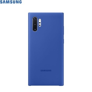 Samsung, Samsung Silicone Cover blue Hülle, Samsung - Hülle EF-PN975TL Note 10 Plus, Blau